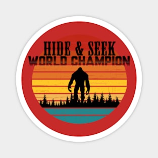 Bigfoot Hide and Seek Magnet